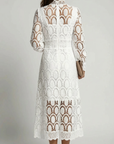 Calista Lace Midi Dress