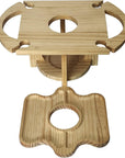 2-in-1 Fruit and Wine Glass Table Rack