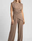 Claire Draped Two-Piece Set