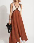 Mia V Neck Maxi Dress