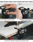 3 in 1 Adjustable Woodworking Drilling Locator Punch Tools