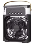 3-in-1 Portable USB Fan with Humidifier and LED Night Light