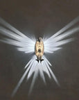 3D Eagle Wall Sconce LED Wall Lamp Resin Animal Statue