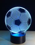 3D Football Lamp | Multiple Colours