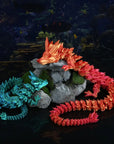 3D-Printed, Articulated Crystal Dragon