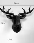 3D Reindeer | Modern Art "Stag"