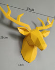 3D Reindeer | Modern Art "Stag"