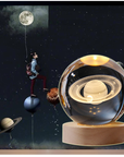 3D Solar System Crystal Ball