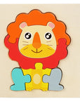 3D Wooden Puzzle - Playful Animal Adventure - Jigsaw Puzzle