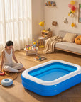 4 Person Inflatable Swimming Pool - Durable PVC Material