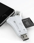 4-in-1 Portable Card Reader for Mobile Phones