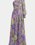 Isla Floral One Shoulder Maxi Dress