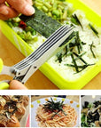 5-Blade Kitchen Herb Scissors