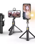 6 in 1 Wireless Bluetooth Selfie Stick