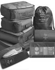 8-Piece Travel Set – Luggage Dividers & Organiser Cubes