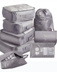 8-Piece Travel Set – Luggage Dividers & Organiser Cubes