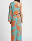 Rosie Printed One-Shoulder Maxi Dress