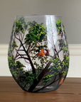 TreeScape – Four Seasons Hand-Painted Tree Wine Glasses