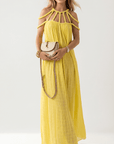 Aria Linen Maxi Dress