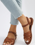Cross Strap Sandals