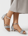 Aria Metallic Heel Sandals