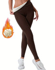 Aafke - Fleece-Lined High-Waisted Leggings