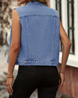 Adelita - Sleeveless Denim Jacket