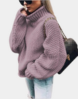 Adiya - Oversized Knitted Warm Jumper for Women