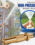 Adjustable High-Pressure Water Spray Nozzle
