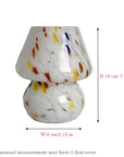 Aesthetic Glass Mushroom Lamp - LumiMush