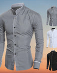 Ahmet – Shirt with Stand-Up Collar