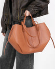 Albina - Stylish Leather Handbag