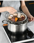 All-in-One Stainless Steel Steamer with Handle