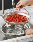 All-in-One Stainless Steel Steamer with Handle