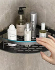 Aluminium Shower Shelf with Self-Adhesive Fixing