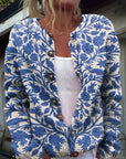 Alvimia - Fashionable Cardigan with Floral Pattern