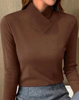 Amalina - Elegant Roll Neck Top