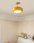 Amber Retro Glass Pendant Light