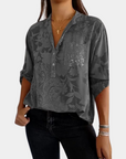 Ambra – Summer Blouse with Adjustable Sleeves for Women