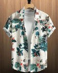 Amich - 3D Floral Print Hawaiian Shirt
