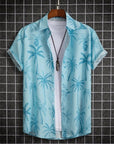 Amich - 3D Floral Print Hawaiian Shirt