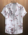 Amich - 3D Floral Print Hawaiian Shirt