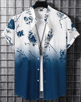 Amich - 3D Floral Print Hawaiian Shirt