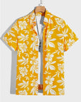 Amich - 3D Floral Print Hawaiian Shirt
