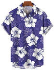 Amigo - 3D Flower Plant Print Hawaii Shirt