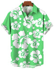 Amigo - 3D Flower Plant Print Hawaii Shirt