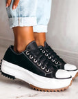 Annabell – Leather Platform Sneakers