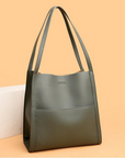 Annarosa – Plain, Simple Shoulder Bag Made of Genuine Leather