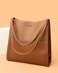 Annarosa – Plain, Simple Shoulder Bag Made of Genuine Leather