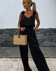 Anselma - Sleeveless Jumpsuit with Wide Leg